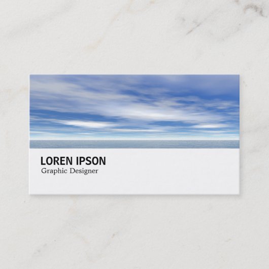 Carte De Visite Hi-Phi - 0139 - Sea and Sky (Devant)