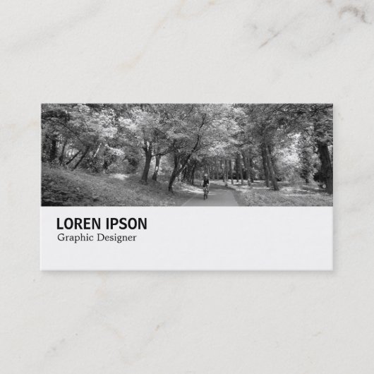 Carte De Visite Hi-Phi - 0195 - Cycle Way B&W (Devant)