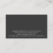 Carte De Visite Hi-Phi - 0219 - Aqua Damask (Dos)