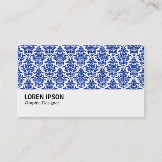 Carte De Visite Hi-Phi - 0220 Navy Damask (Devant)