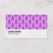 Carte De Visite Hi-Phi - 0224 Purple Damask (Devant)