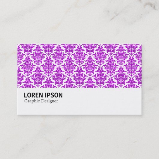 Carte De Visite Hi-Phi - 0224 Purple Damask (Devant)
