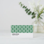 Carte De Visite Hi-Phi - 0229 Forest Green Damask (Debout devant)