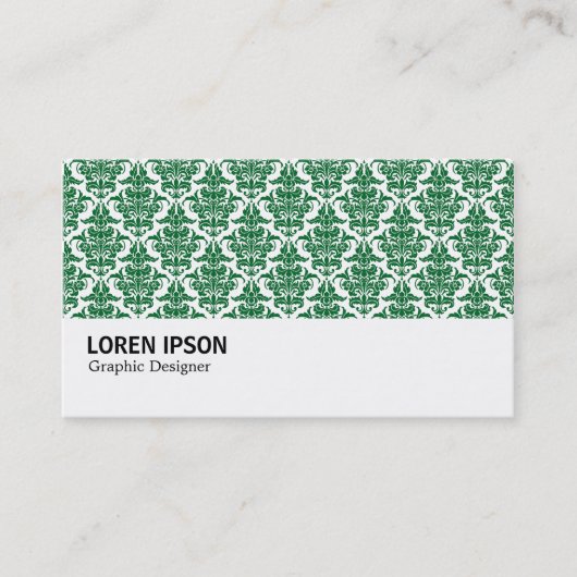 Carte De Visite Hi-Phi - 0229 Forest Green Damask (Devant)