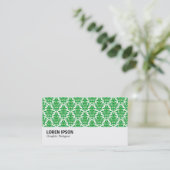Carte De Visite Hi-Phi - 0230 Grass Green Damask (Debout devant)