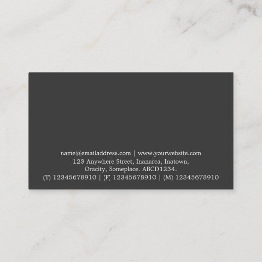 Carte De Visite Hi-Phi - 0239 Ruby Damask (Dos)