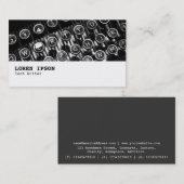 Carte De Visite Hi-Phi - 0256 - Ancienne machine à écrire (Devant / Derrière)