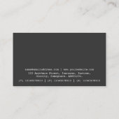 Carte De Visite Hi-Phi - 0256 - Ancienne machine à écrire (Dos)