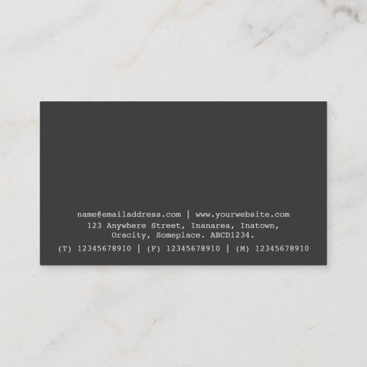 Carte De Visite Hi-Phi - 0256 - Ancienne machine à écrire (Dos)