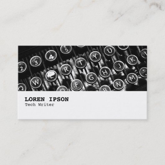 Carte De Visite Hi-Phi - 0256 - Ancienne machine à écrire (Devant)