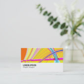 Carte De Visite Hi-Phi - 0308 - Fractale Abstraite 061012e (Debout devant)