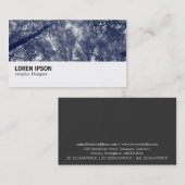 Carte De Visite Hi-Phi - 0310 - automne bleu (Devant / Derrière)