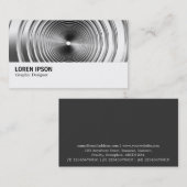 Carte De Visite Hi-Phi - 0321 - Long Spring B&W (Devant / Derrière)