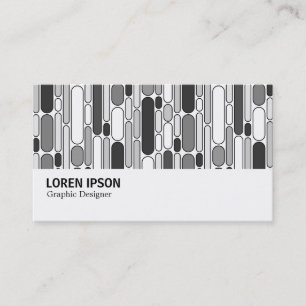 Carte De Visite Hi-Phi - 0323 - Abstrait 100624 - Tons de gris