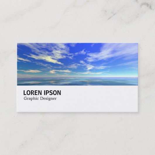 Carte De Visite Hi-Phi - 033 - Mer et Ciel (Devant)