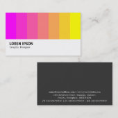 Carte De Visite Hi-Phi - 050 - Transition des couleurs (Devant / Derrière)