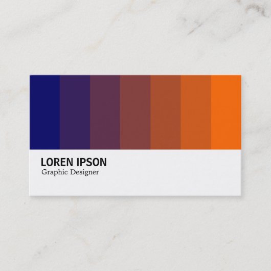 Carte De Visite Hi-Phi - 052 - Transition de Couleur (Devant)