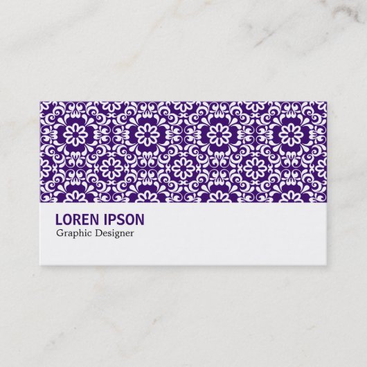 Carte De Visite Hi-Phi - 062 - Damask Deep Purple (Devant)
