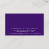 Carte De Visite Hi-Phi - 062 - Damask Violet foncé (Dos)