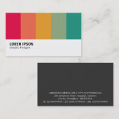 Carte De Visite Hi-Phi Colorbars 02 (Devant / Derrière)