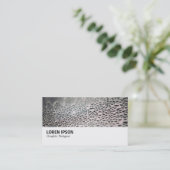 Carte De Visite Hi-Phi - Droplets d'eau sur verre 02 (Debout devant)