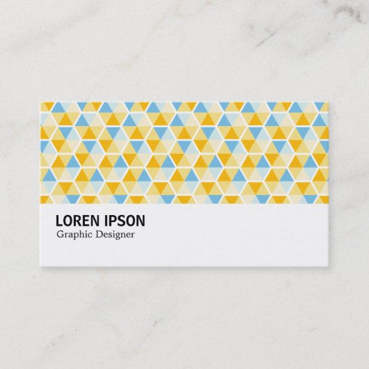Carte De Visite Hi-Phi - Hexagon Motif 03 (Devant)