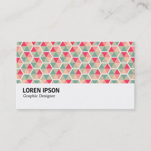 Carte De Visite Hi-Phi - Hexagon Motif 04 (Devant)