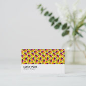 Carte De Visite Hi-Phi - Motif Hexagonal 01 (Debout devant)