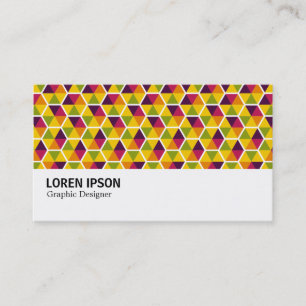 Carte De Visite Hi-Phi - Motif Hexagonal 01