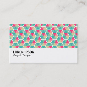 Carte De Visite Hi-Phi - Motif Hexagonal 02