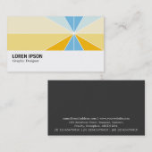 Carte De Visite Hi-Phi - Segments couleur 04 (Devant / Derrière)