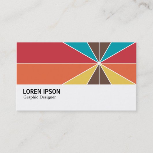 Carte De Visite Hi-Phi - Segments couleur 05 (Devant)