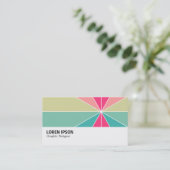 Carte De Visite Hi-Phi - Segments de couleur 01 (Debout devant)