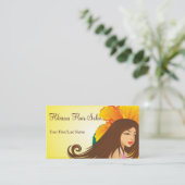 Carte De Visite hibiscus gal ~ bc (Debout devant)