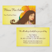 Carte De Visite hibiscus gal ~ bc (Devant / Derrière)
