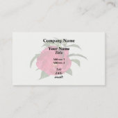Carte De Visite Hibiscus rose foncé (Devant)