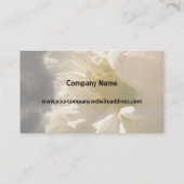 Carte De Visite Hibiscus rose sur Sepia (Dos)