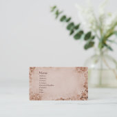 Carte De Visite Hibiscus vintage (Debout devant)