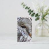 CARTE DE VISITE HIBOU (Debout devant)