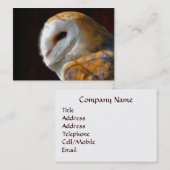 CARTE DE VISITE HIBOU (Devant / Derrière)