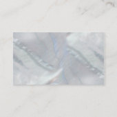 Carte De Visite Hibou de tribal d'or et d'ormeau (Dos)