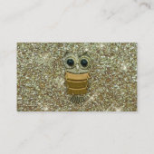 Carte De Visite Hibou des bijoux d'or (Dos)