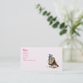 Carte De Visite Hibou d'Octavian (Debout devant)