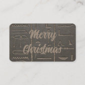 Carte De Visite Hiéroglyphes égyptiens Symboles d'écriture de l'Ég (Devant)