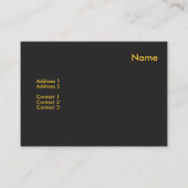 Carte de visite High Tech X (Dos)