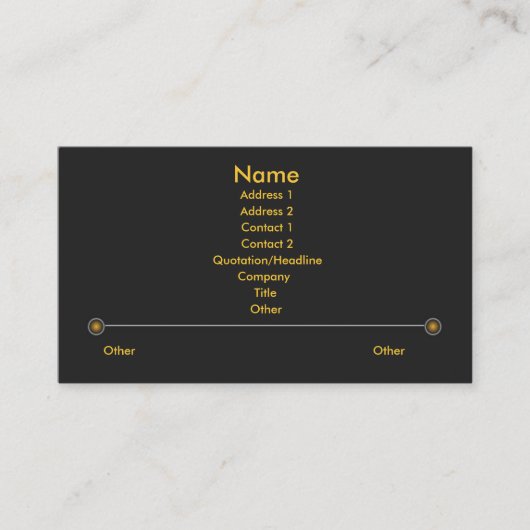 Carte de visite High Tech X (Devant)