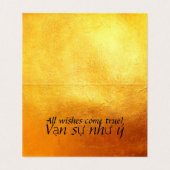 Carte De Visite Hilarious Viêt-namien Cochon Année Salutation plié (Intérieur déplié)