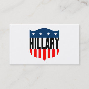 Carte De Visite hillary clinton étoiles et rayures