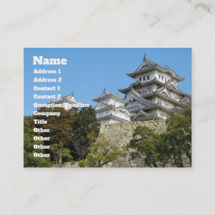 Carte De Visite Himeji Château 姫 路 城, Hyogo, Japon