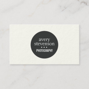 Carte De Visite Hip Elegant Moderne, Simple Photographie, Minimali